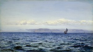 Brisa Ligera en Dodman en Mevagissey, Cornualles, 1881